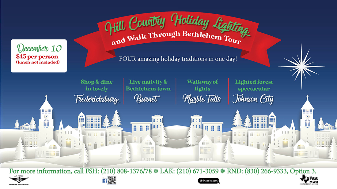 Hill Country Holiday Lighting Tour Joint Base San Antonio JBSAToday